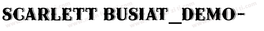 Scarlett Busiat_Demo字体转换